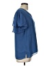 Vince Camuto 100% Polyester Blue Short Sleeve Blouse Size L - photo 4