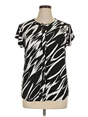 Dana Buchman Short Sleeve Blouse (view 1)