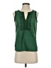 Talbots 100% Cotton Green Sleeveless Blouse Size P (petite) - photo 1