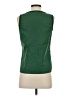 Talbots 100% Cotton Green Sleeveless Blouse Size P (petite) - photo 2