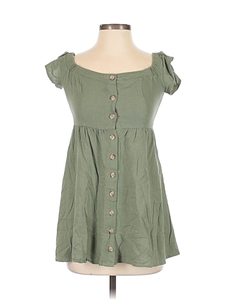Pre-owned La Hearts Casual Dress In Green