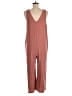 Universal Thread Solid Brown Tan Jumpsuit Size M - photo 2