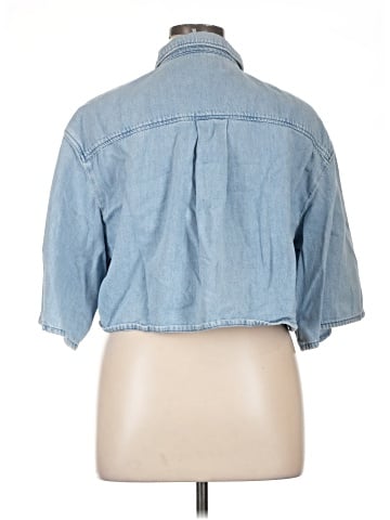 Cos 3/4 Sleeve Button-Down Shirt (view 2)