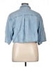 Cos Blue 3/4 Sleeve Button-Down Shirt Size 14 - photo 2