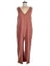 Universal Thread Solid Brown Tan Jumpsuit Size M - photo 1