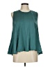 Eri + Ali 100% Polyester Teal Sleeveless Blouse Size M - photo 1