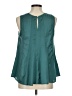 Eri + Ali 100% Polyester Teal Sleeveless Blouse Size M - photo 2