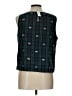 Talbots Green Sleeveless Blouse Size 12 Petite - photo 2