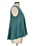 Eri + Ali 100% Polyester Teal Sleeveless Blouse Size M - photo 4