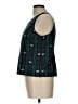 Talbots Green Sleeveless Blouse Size 12 Petite - photo 5