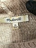 Madewell Plaid Tan Turtleneck Sweater Size XL - photo 7