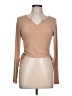 Romwe Tan Long Sleeve Top Size L - photo 1