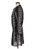 Veronica M. Paisley Black Casual Dress Size M - photo 5