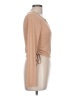 Romwe Tan Long Sleeve Top Size L - photo 4
