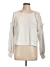 Paige 100% Cotton White Sweatshirt Size L - photo 1