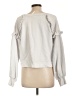 Paige 100% Cotton White Sweatshirt Size L - photo 2