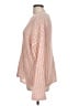 Cato 100% Cotton Pink Pullover Sweater Size L - photo 5