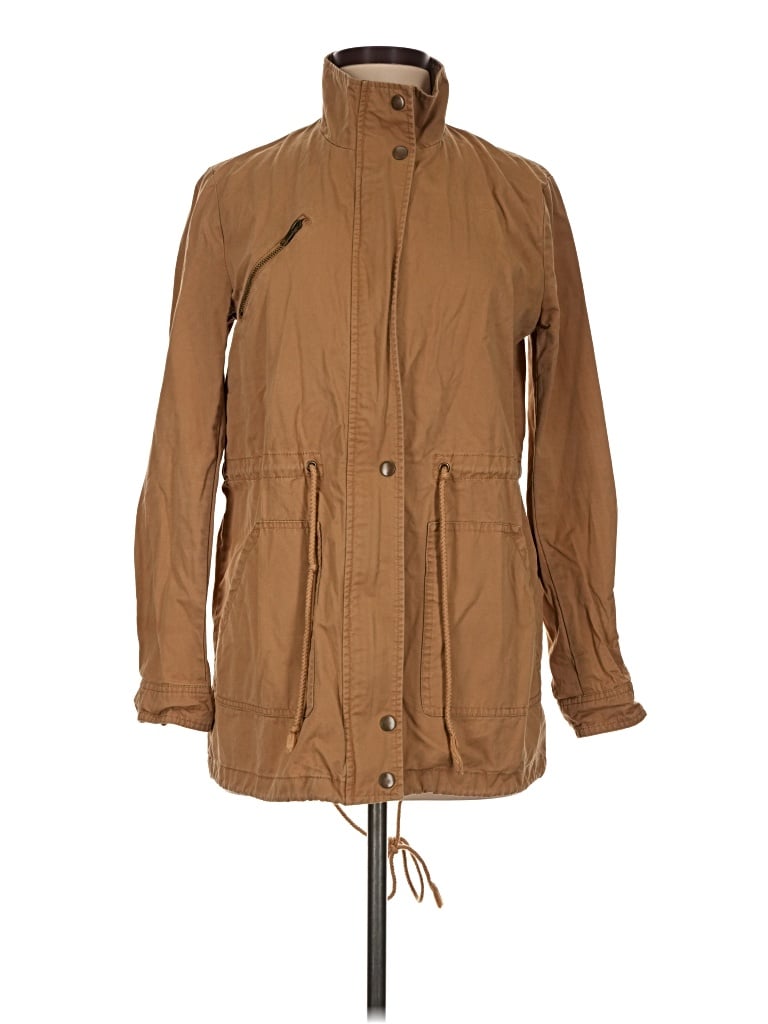 Pre-owned Forever 21 Jacket In Brown