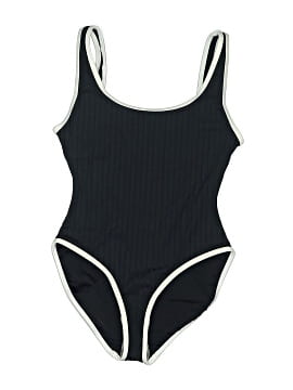 Solid & Striped One Piece Swimsuit (view 1)