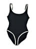 Solid & Striped Solid Black One Piece Swimsuit Size XS - photo 1