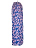 L Love 100% Polyester Paisley Blue Casual Pants Size S - photo 4