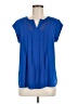 Daniel Rainn Blue Short Sleeve Blouse Size M - photo 1