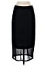 Bobeau 100% Nylon Solid Black Formal Skirt Size S - photo 2