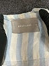 Everlane 100% Linen Stripes Blue Short Sleeve Blouse Size 00 - photo 7