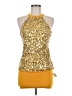 Raga 100% Polyester Gold Cocktail Dress Size M - photo 1