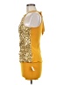 Raga 100% Polyester Gold Cocktail Dress Size M - photo 5