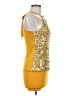 Raga 100% Polyester Gold Cocktail Dress Size M - photo 4