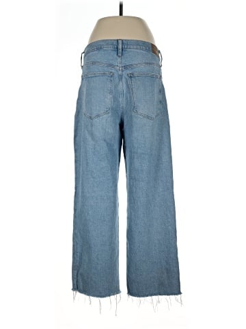 Madewell The Tall Perfect Vintage Wide-Leg Crop Jean in Altoona Wash: Raw-Hem Edition (view 2)