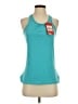The North Face 100% Polyester Teal Tank Top Size XS - photo 1