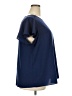 Lane Bryant 100% Polyester Blue Short Sleeve Top Size 20 - photo 4