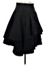 PAUW 100% Polyester Solid Black Formal Skirt Size 6 (1) - photo 1
