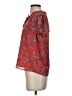 CeCe 100% Polyester Red Short Sleeve Blouse Size S - photo 5