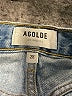 AGOLDE 100% Cotton Blue Denim Shorts Size 28 waist - photo 3
