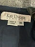 Kay Unger 100% Silk Solid Black Silk Skirt Size 10 - photo 4