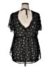 Torrid Black Short Sleeve Blouse Size 1X Plus (1) - photo 1