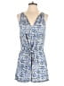 Gap 100% Polyester Hearts Blue Romper Size S - photo 1