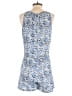 Gap 100% Polyester Hearts Blue Romper Size S - photo 2