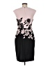 Connected Apparel Graphic Black Cocktail Dress Size 8 - photo 2