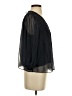 Unsubscribed Black 3/4 Sleeve Blouse Size XS - photo 4