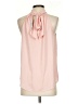 J.Crew 100% Polyester Pink Sleeveless Blouse Size 4 - photo 2
