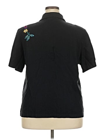 Leslie Fay Short Sleeve Blouse (view 2)