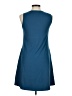Unbranded Solid Blue Casual Dress Size M - photo 2
