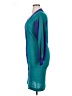 AMI Color Block Teal Casual Dress Size 14 (estimated) - photo 5