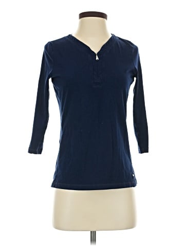 L-RL Lauren Active Ralph Lauren 3/4 Sleeve Top (view 1)