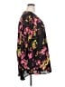 Ava & Viv 100% Polyester Floral Black Long Sleeve Blouse Size 3X - photo 4