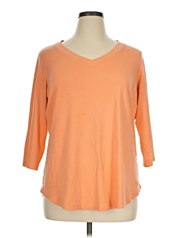 Isaac Mizrahi LIVE! 3/4 Sleeve Top (view 1)